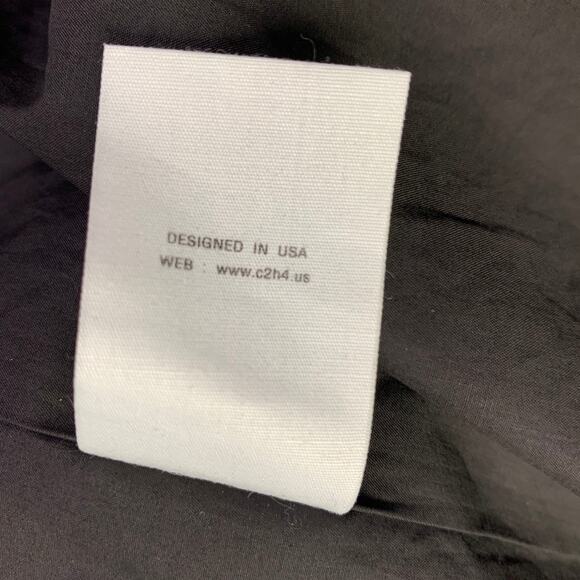 C2H4 Size S No Chill Orange Black Mixed Fabrics Polyester Windbreaker Jacket - Picture 9 of 9